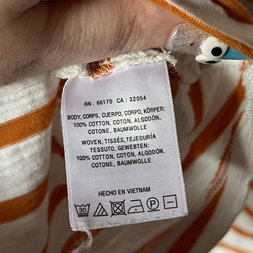 Anthropologie Postmark Split Pattern Top Size Lar… - image 6